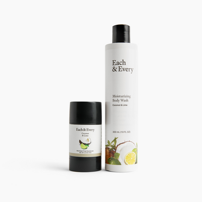 Shop Each & Every Coconut & Lime Deodorant + Body Wash Duo