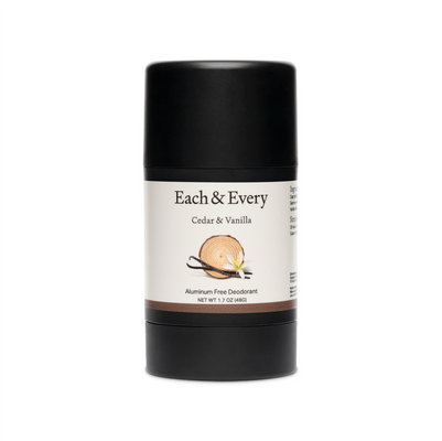 Shop Each & Every Cedar & Vanilla Travel Size Natural Deodorant Free Gift With Purchase