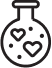 Icon of a beaker full of hearts