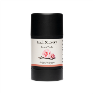 Shop Each & Every Rose & Vanilla Travel Size Natural Deodorant Free Gift With Purchase