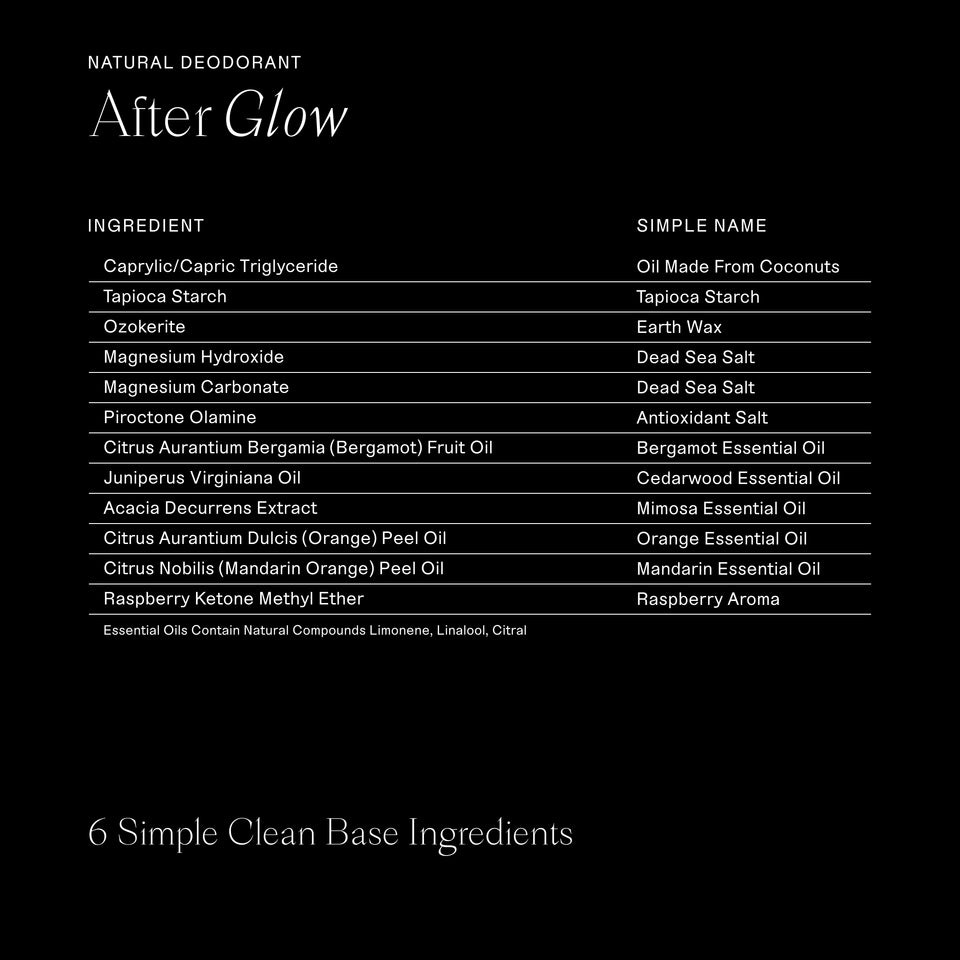 Each & Every Natural Fragrance Deodorant | After Glow - Raspberry ...