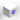 A white box with a blue shield logo on the front of it