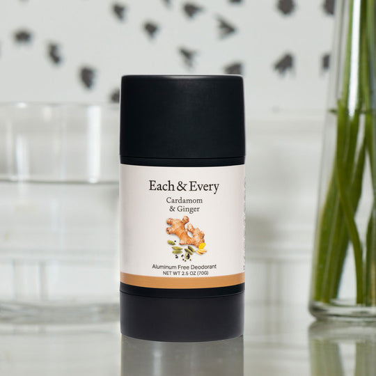 Cardamom & Ginger product on a counter