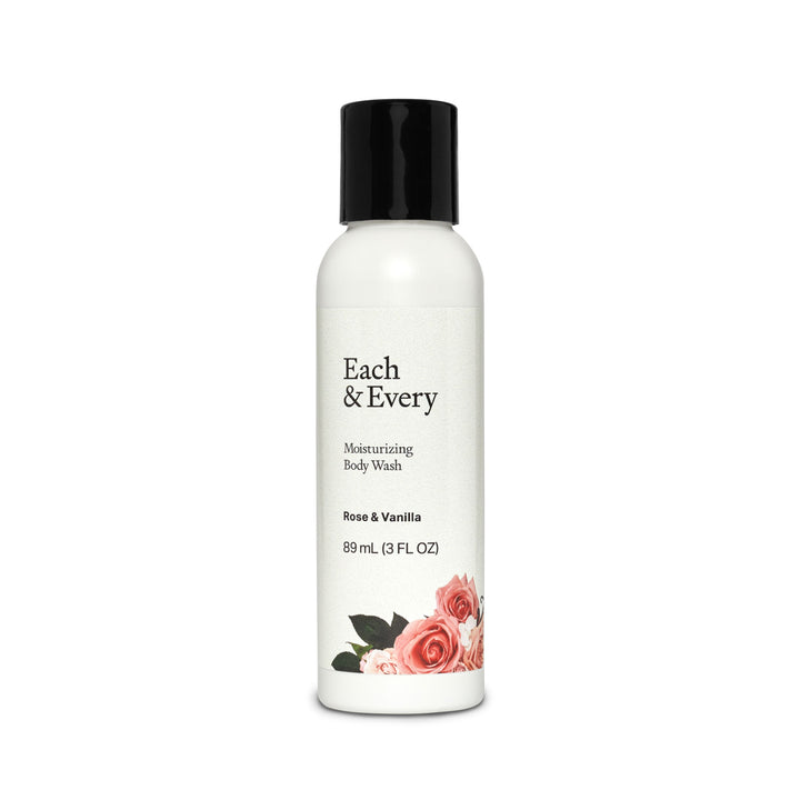 Each & Every's Moisturizing Body Wash Mini in Rose & Vanilla product